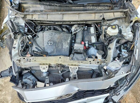 5TDBZRBH8MS083332 2021 TOYOTA HIGHLANDER Silver Вид підкапотного простору