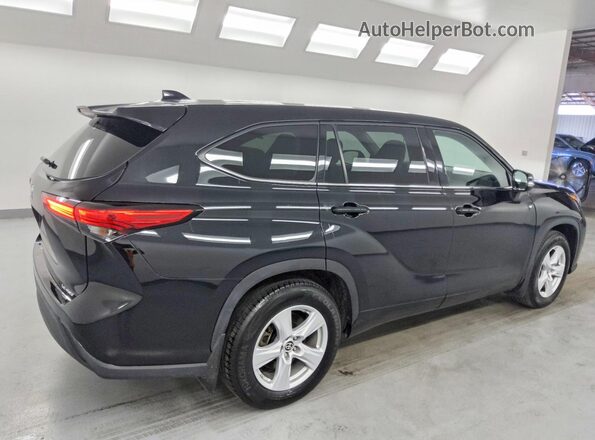 5TDBZRBH8MS525591 2021 TOYOTA HIGHLANDER Black Tył prawy