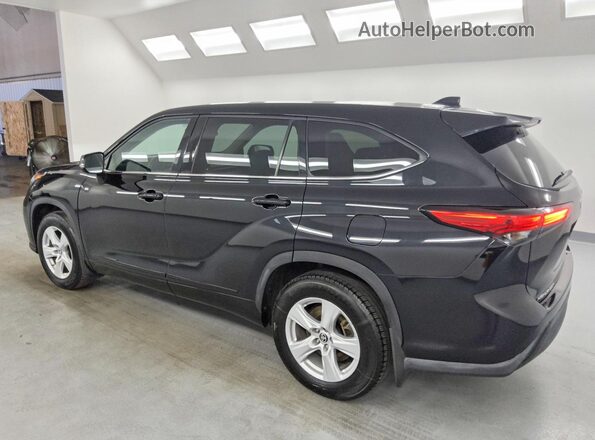 5TDBZRBH8MS525591 2021 TOYOTA HIGHLANDER Black Tył lewy