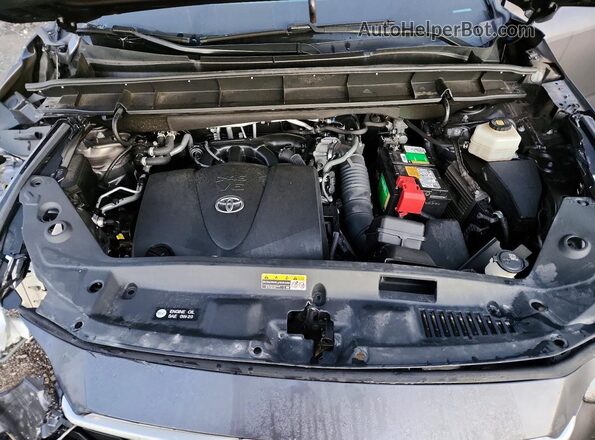 5TDBZRBH9NS565065 2022 TOYOTA HIGHLANDER Gray Engine compartment view