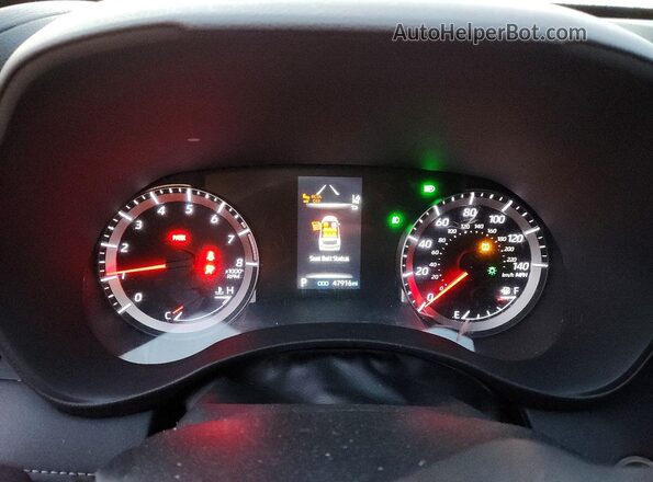 5TDBZRBH9NS565065 2022 TOYOTA HIGHLANDER Gray Instrument cluster view