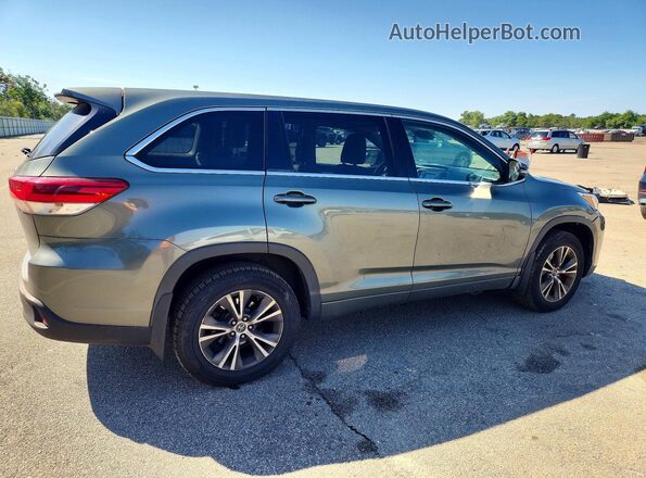 5TDBZRFH2HS419881 2017 TOYOTA HIGHLANDER Green Rear right