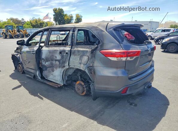 5TDBZRFH3KS929079 2019 TOYOTA HIGHLANDER Пожар Задняя левая четверть