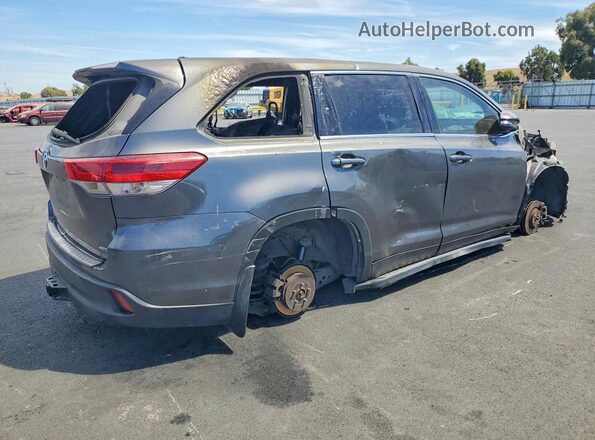 5TDBZRFH3KS929079 2019 TOYOTA HIGHLANDER Пожар Задняя правая четверть