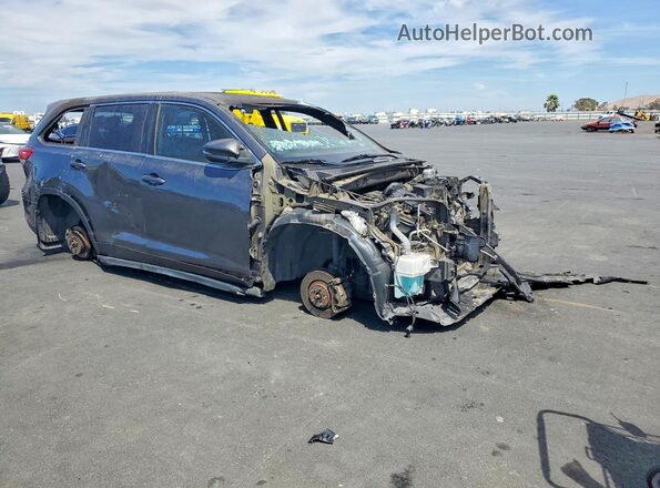 5TDBZRFH3KS929079 2019 TOYOTA HIGHLANDER Пожар Передняя правая четверть