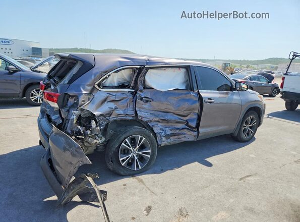 5TDBZRFH3KS947551 2019 TOYOTA HIGHLANDER Gray Tył prawy