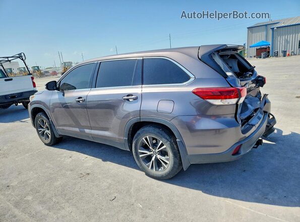 5TDBZRFH3KS947551 2019 TOYOTA HIGHLANDER Gray Tył lewy