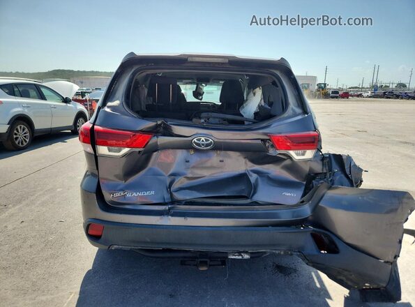 5TDBZRFH3KS947551 2019 TOYOTA HIGHLANDER Gray Widok z tyłu