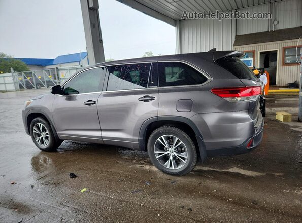 5TDBZRFH4JS915108 2018 TOYOTA HIGHLANDER Gray Հետևի ձախ
