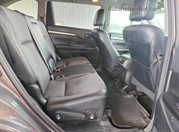 5TDBZRFH4JS915108 2018 TOYOTA HIGHLANDER Gray Հետևի նստատեղերի տեսք