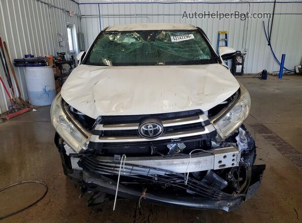 5TDBZRFH5HS378694 2017 TOYOTA HIGHLANDER White Widok z przodu