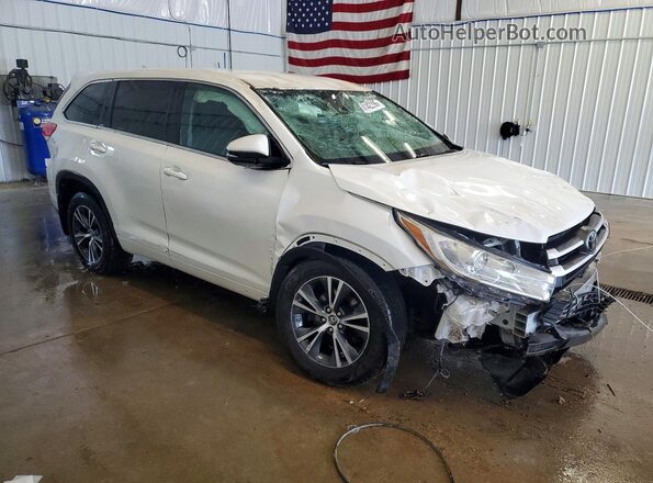 5TDBZRFH5HS378694 2017 TOYOTA HIGHLANDER White Przód prawy