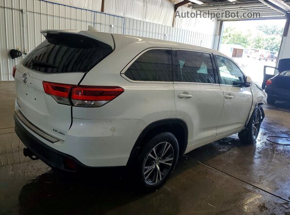 5TDBZRFH5HS378694 2017 TOYOTA HIGHLANDER White Tył prawy