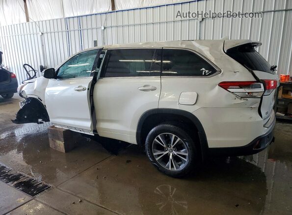 5TDBZRFH5HS378694 2017 TOYOTA HIGHLANDER White Tył lewy