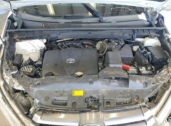 5TDBZRFH5HS378694 2017 TOYOTA HIGHLANDER White Widok komory silnika