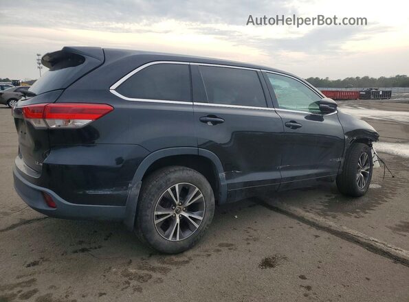 5TDBZRFH6HS474267 2017 TOYOTA HIGHLANDER Black უკანა მარჯვენა