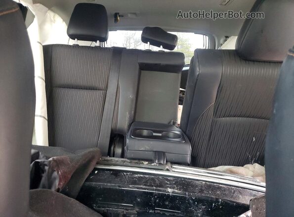 5TDBZRFH6HS474267 2017 TOYOTA HIGHLANDER Black უკანა სავარძლების ხედი
