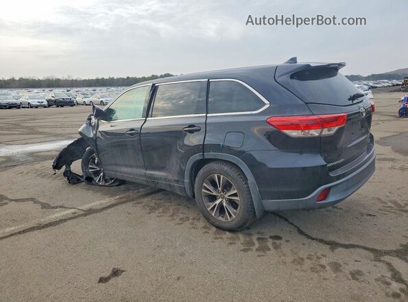 5TDBZRFH6HS474267 2017 TOYOTA HIGHLANDER Black უკანა მარცხენა
