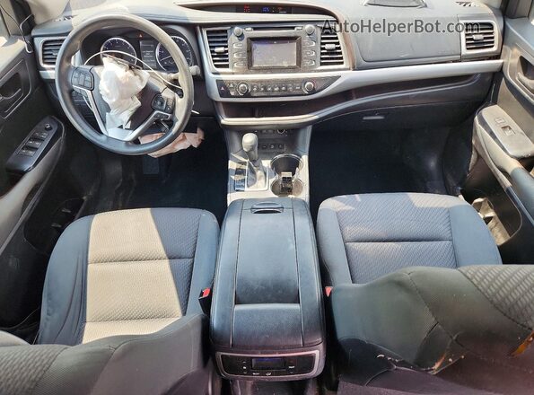 5TDBZRFH8JS800494 2018 TOYOTA HIGHLANDER White Vista del salpicadero