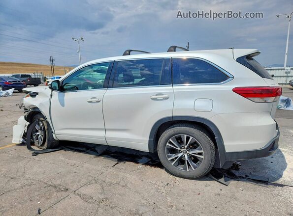 5TDBZRFH8JS800494 2018 TOYOTA HIGHLANDER White Trasero izquierdo