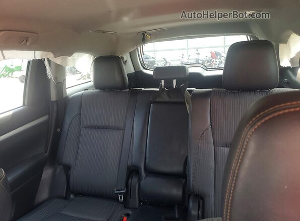 5TDBZRFH8KS966077 2019 TOYOTA HIGHLANDER Серый Вид задних сидений