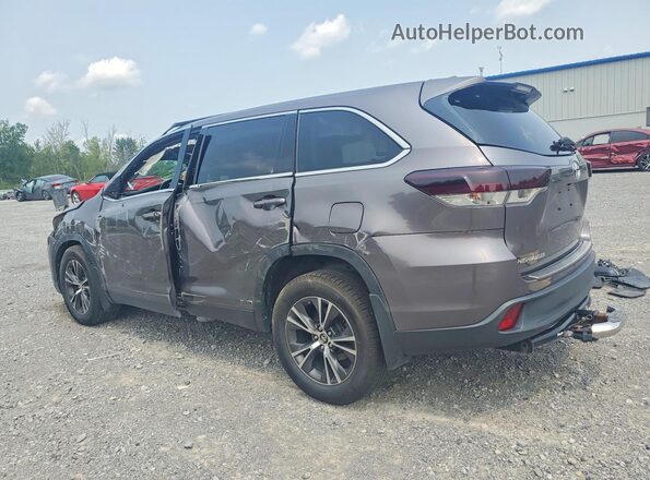 5TDBZRFH8KS966077 2019 TOYOTA HIGHLANDER Серый Задняя левая четверть