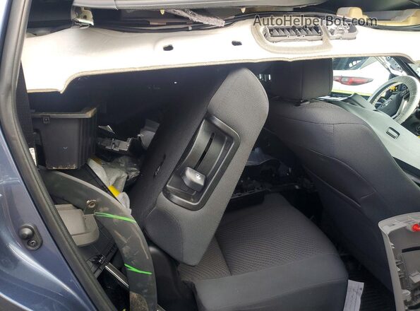 5TDBZRFH8KS984093 2019 TOYOTA HIGHLANDER Blue Rear seats view