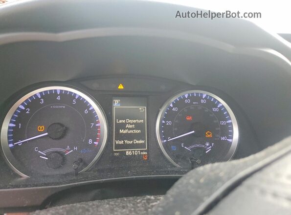 5TDBZRFH8KS984093 2019 TOYOTA HIGHLANDER Blue Instrument cluster view