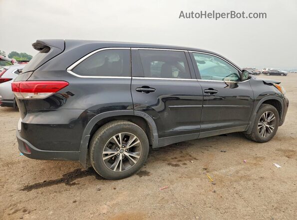 5TDBZRFH9KS935940 2019 TOYOTA HIGHLANDER Black Tył prawy