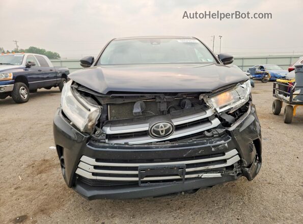 5TDBZRFH9KS935940 2019 TOYOTA HIGHLANDER Black Widok z przodu