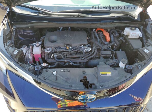 5TDCSKFC1RS139262 2024 TOYOTA SIENNA Blue ძრავის განყოფილების ხედი