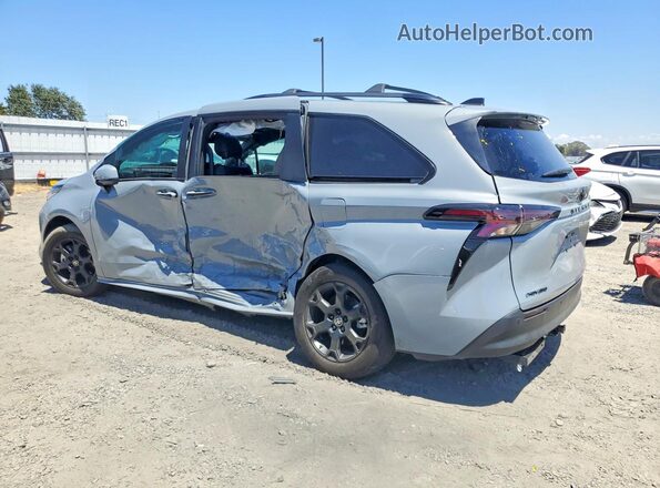 5TDCSKFC4SS173640 2025 TOYOTA SIENNA Gray Trasero izquierdo