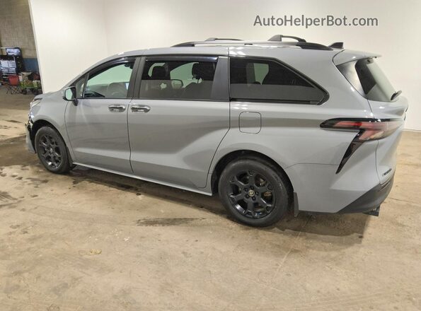 5TDCSKFC9SS176307 2025 TOYOTA SIENNA Серый Задняя левая четверть