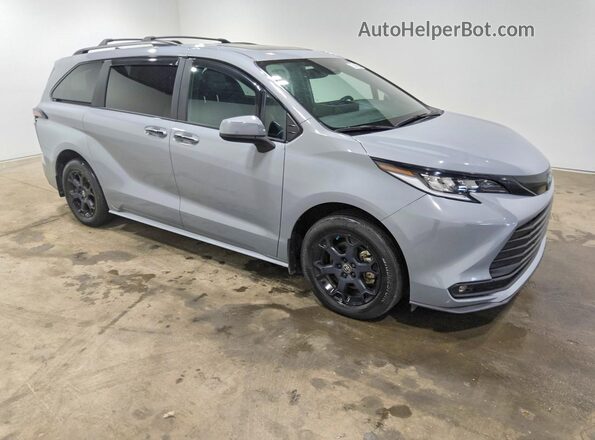 5TDCSKFC9SS176307 2025 TOYOTA SIENNA Серый Передняя правая четверть