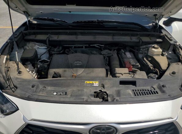 5TDCZRAH8LS013866 2020 TOYOTA HIGHLANDER White Շարժիչի բաժամունքի տեսք
