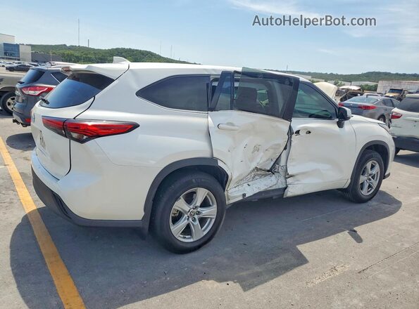 5TDCZRAH8LS013866 2020 TOYOTA HIGHLANDER White Հետևի աջ