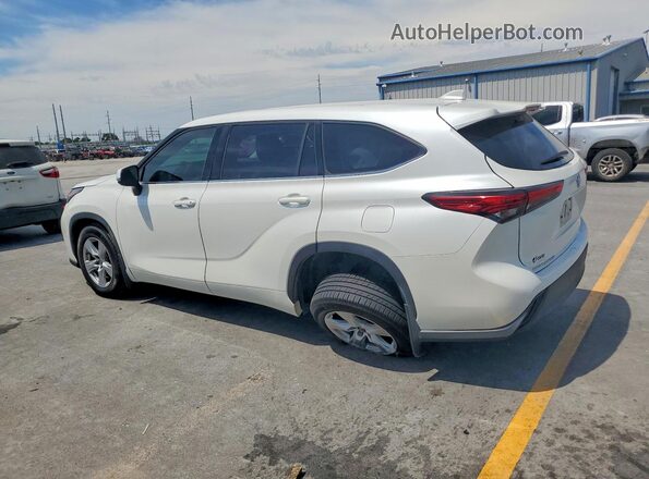 5TDCZRAH8LS013866 2020 TOYOTA HIGHLANDER White Հետևի ձախ