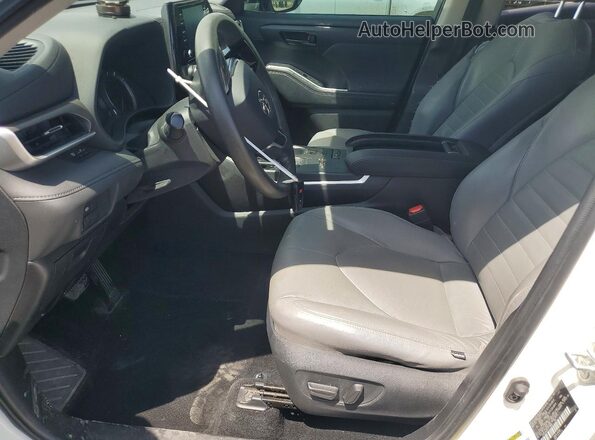 5TDCZRAH8LS013866 2020 TOYOTA HIGHLANDER White Սալոնի դիմացի տեսք