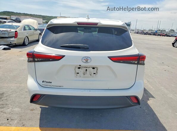 5TDCZRAH8LS013866 2020 TOYOTA HIGHLANDER White Հետևի տեսք