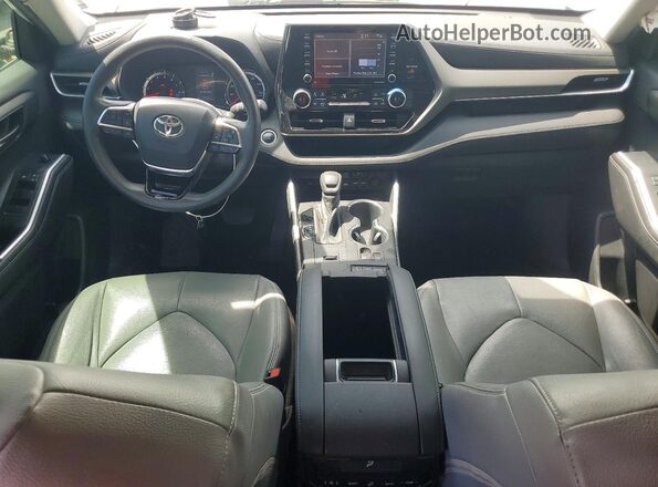 5TDCZRAH8LS013866 2020 TOYOTA HIGHLANDER White Առջևի վահանակի տեսք