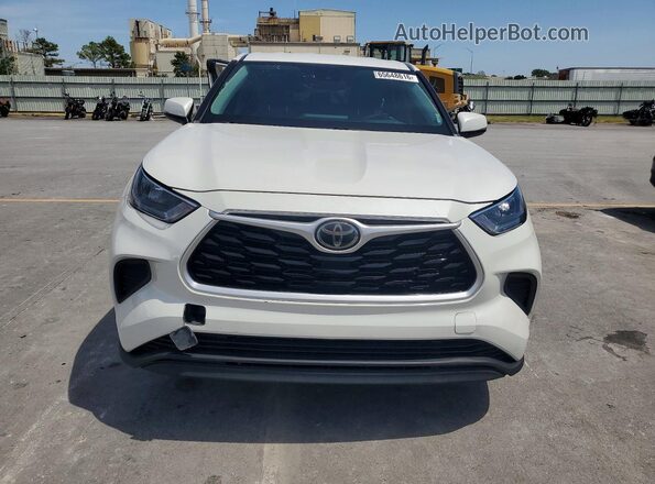 5TDCZRAH8LS013866 2020 TOYOTA HIGHLANDER White Դիմացի տեսք