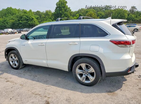 5TDDCRFH9GS019910 2016 TOYOTA HIGHLANDER White Tył lewy