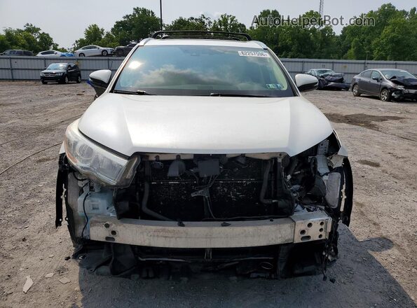 5TDDCRFH9GS019910 2016 TOYOTA HIGHLANDER White Widok z przodu