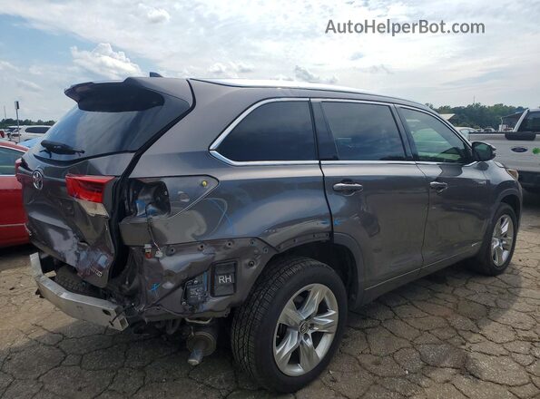 5TDDGRFH8HS024649 2017 TOYOTA HIGHLANDER Gray Задня права чверть