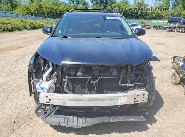 5TDDGRFH9HS029097 2017 TOYOTA HIGHLANDER Black Դիմացի տեսք