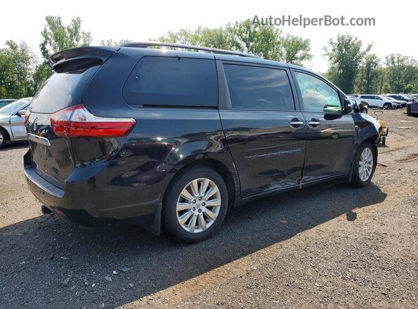 5TDDK3DC2GS137742 2016 TOYOTA SIENNA Черный Задняя правая четверть