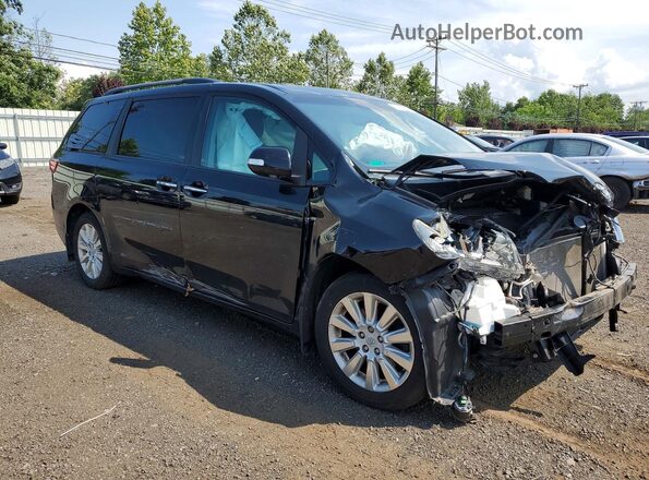 5TDDK3DC2GS137742 2016 TOYOTA SIENNA Черный Передняя правая четверть