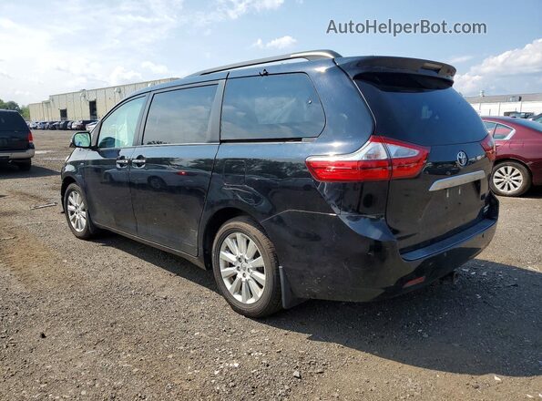 5TDDK3DC2GS137742 2016 TOYOTA SIENNA Черный Задняя левая четверть