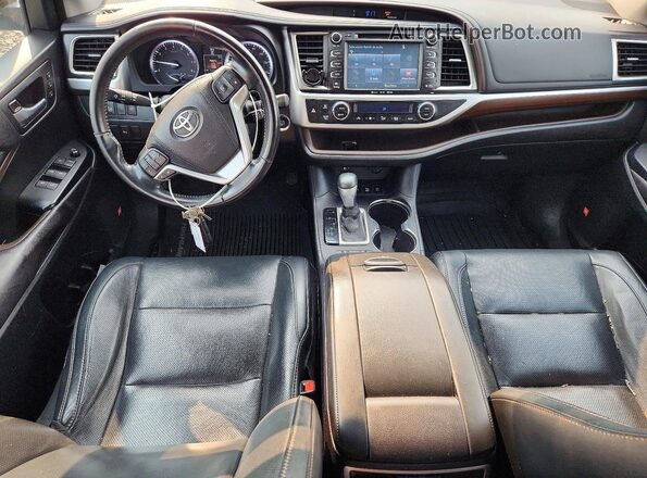 5TDDKRFH2GS349665 2016 TOYOTA HIGHLANDER White Вид панелі приладів