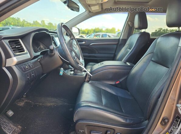 5TDDKRFH5GS296685 2016 TOYOTA HIGHLANDER Silver Vista interior delantera
